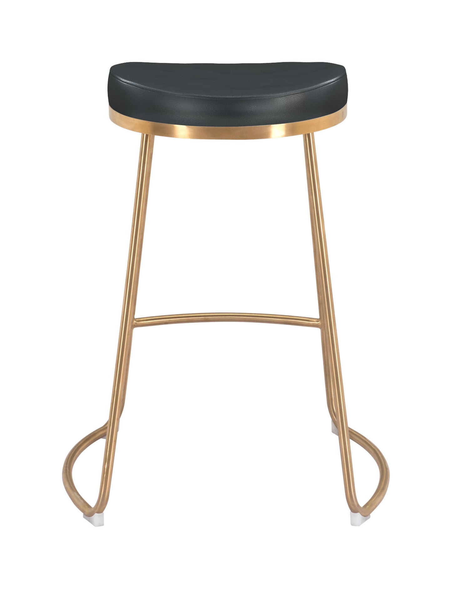 Bree Counter Stool Black & Gold (Set of 2)