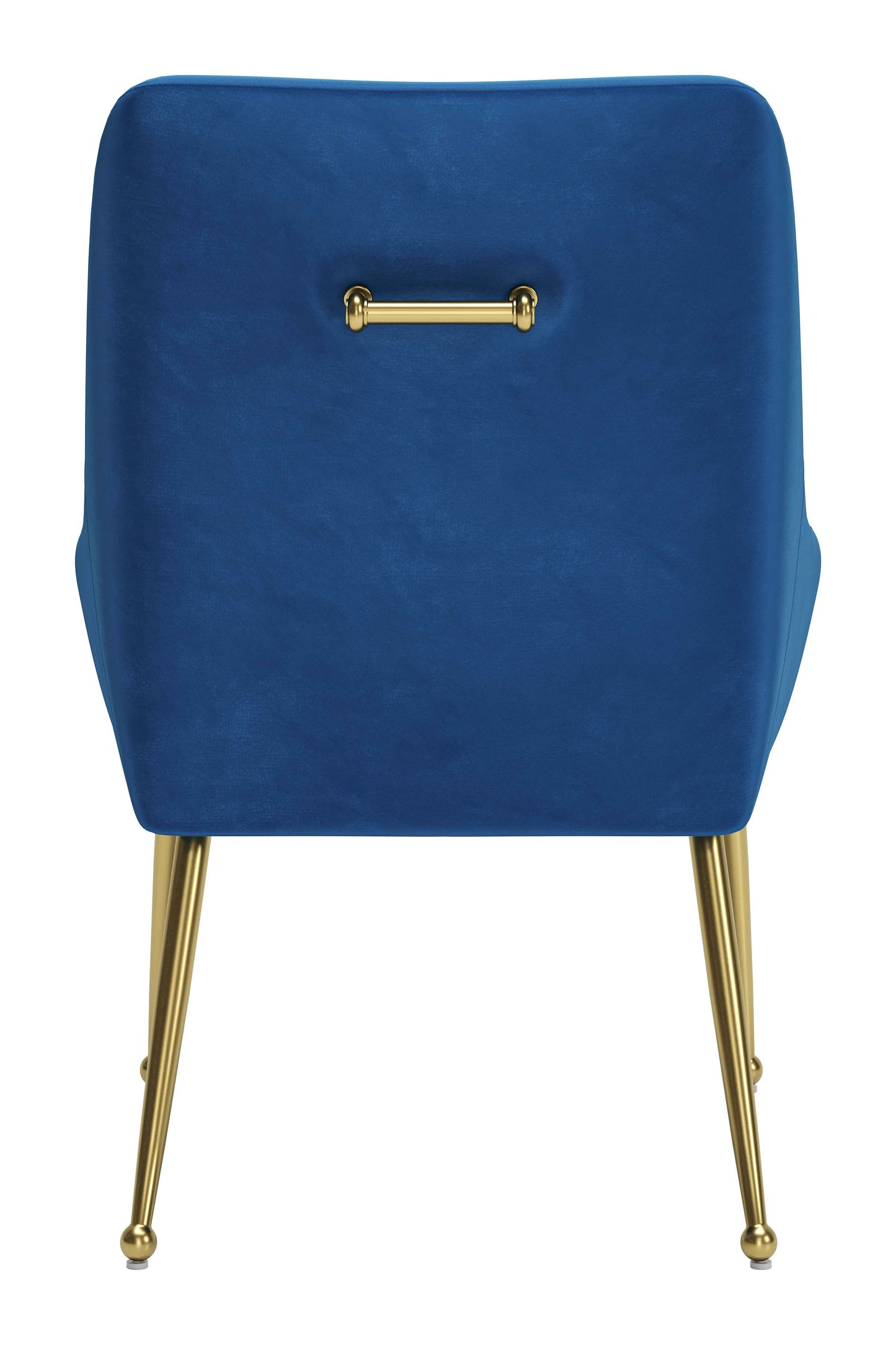 Maxine Dining Chair Navy Blue & Gold (Set of 1)