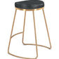 Bree Counter Stool Black & Gold (Set of 2)