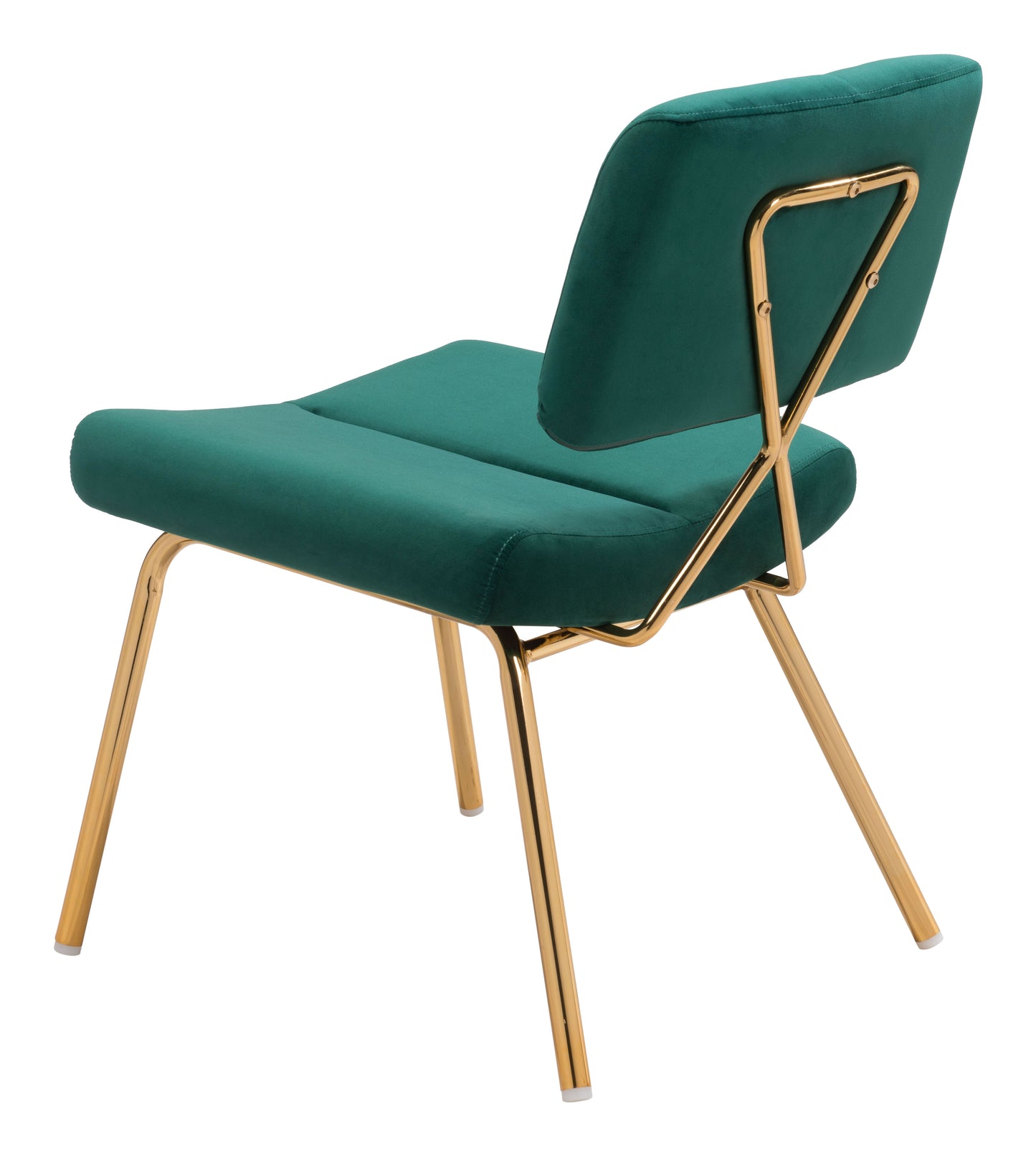 Nicole Dining Chair Green & Gold (Set of 2)