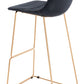 Adele Barstool Black & Gold (Set of 2)